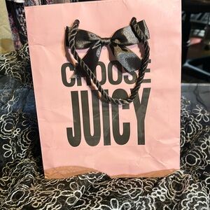 Choose Juicy bag bow